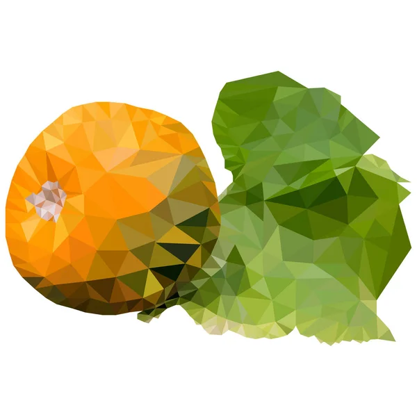 Illustration Geometric Pumpkin Triangles Design Element Internet — Stock Photo, Image