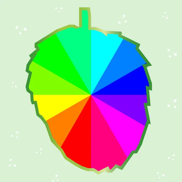 Illustration Rainbow Fruit Internet Design — Stock Photo, Image