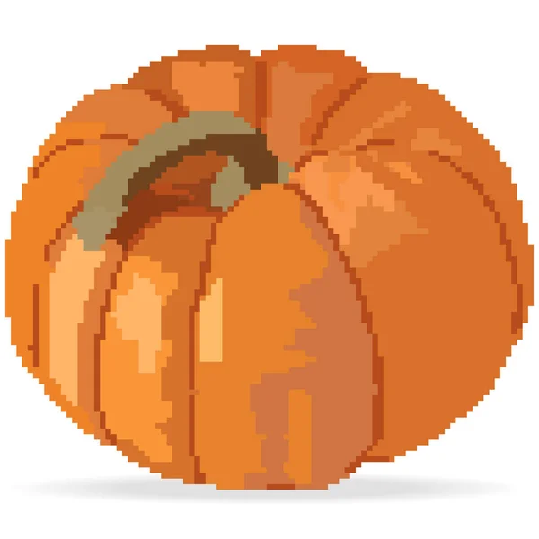 Illustration Pixel Art Citrouille — Photo