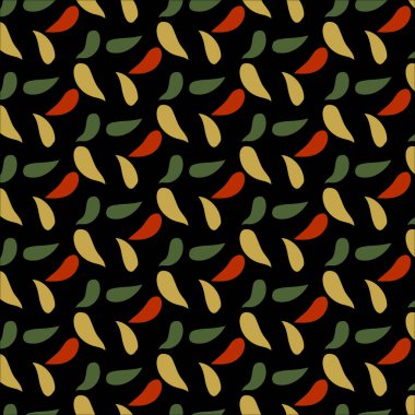 Kusursuz desen, damla şeklinde renkli lekeler. Kartvizit tasarımları için. Görüntü.