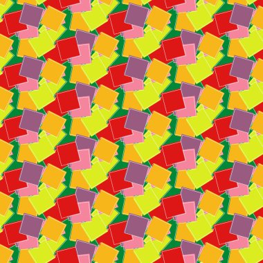 Kusursuz desen, parlak renkli küpler. Geçmişi ve dokuları için. Görüntü.