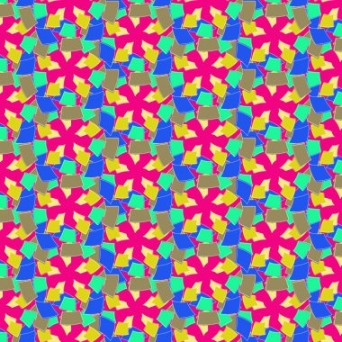 Kusursuz desen, çok renkli kareler. Geçmişi ve dokuları için. Görüntü.