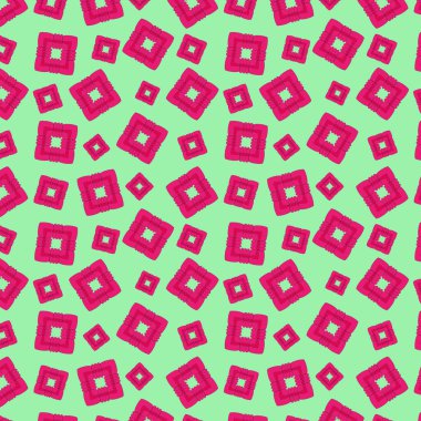 Pembe kareler desen. Geçmişi ve dokuları için. Görüntü.