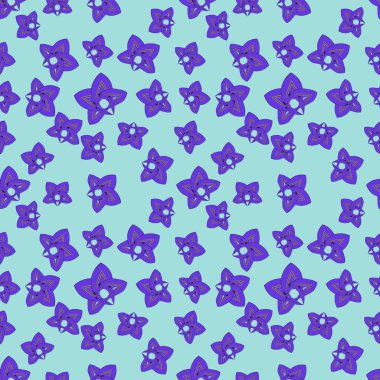 Mavi çiçek deseni. Geçmişi ve dokuları için. Görüntü.