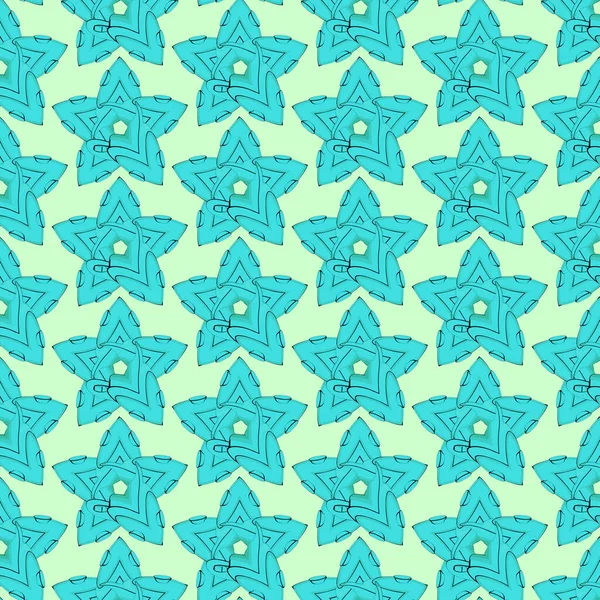 Star Octopus Suckers Abstraction Seamless Pattern Backgrounds Textures Illustration — Stock Photo, Image