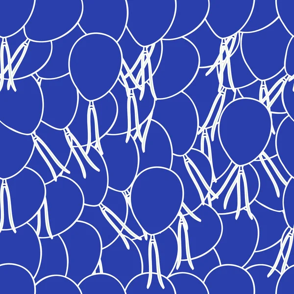 Luftballons Abstraktion Nahtloses Muster Für Hintergründe Und Texturen Illustration — Stockfoto