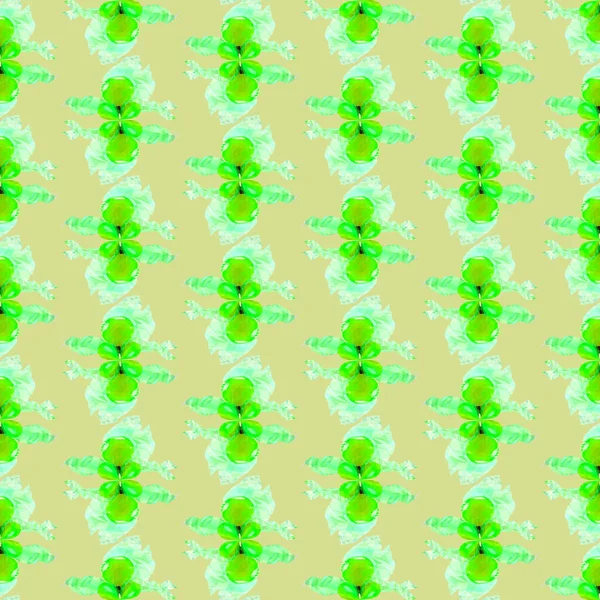 Seamless Pattern Green Grapes Abstraction Backgrounds Textures Illustration — Stock Photo, Image