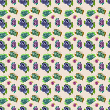 Kusursuz desenler, çok renkli erikler. Geçmişi ve dokuları için. Görüntü.