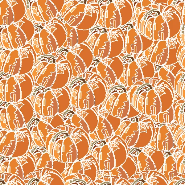 Abstraction Pumpkin Seamless Pattern Backgrounds Textures Illustration — Stock Photo, Image