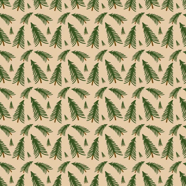 Een Visgraatboom Naadloos Patroon Voor Achtergronden Texturen Illustratie — Stockfoto