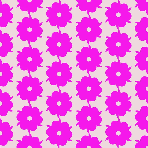 Fiore Con Petali Schema Senza Soluzione Continuità Sfondi Texture Illustrazione — Foto Stock