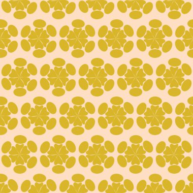 Çiçeğin etrafındaki oval bölge. Kusursuz desen. Geçmişi ve dokuları için. Görüntü.