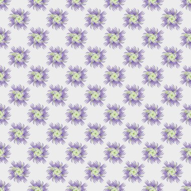 Abstraction from flower petals. Seamless pattern. For backgrounds and textures. Illustration.
