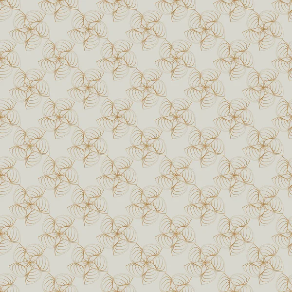 Linear flower, floral abstraction. Seamless pattern. For backgrounds and textures. Illustration.