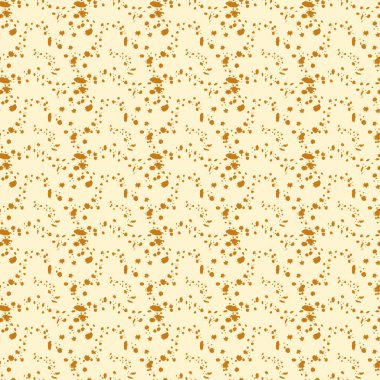 Chaotic splashes abstraction. Seamless pattern. For backgrounds and textures. Illustration.