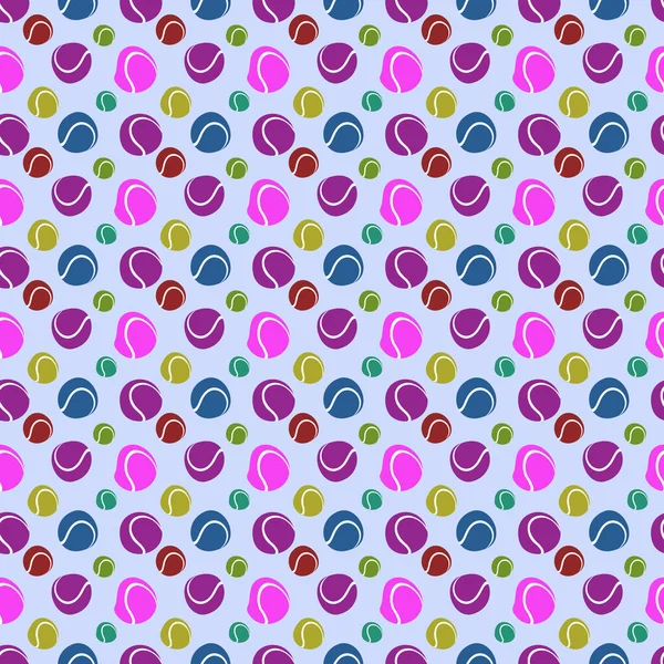 Multi Colored Circles Form Tennis Ball Seamless Pattern Backgrounds Textures — 스톡 사진