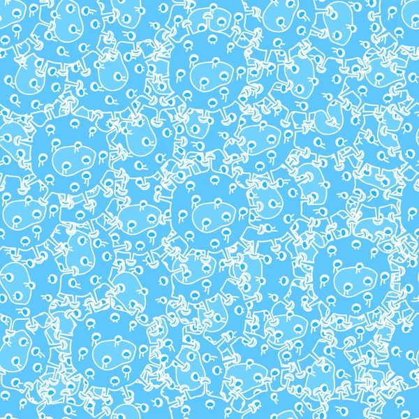 Virus Abstraction Seamless Pattern Backgrounds Textures Illustration — Stockfoto