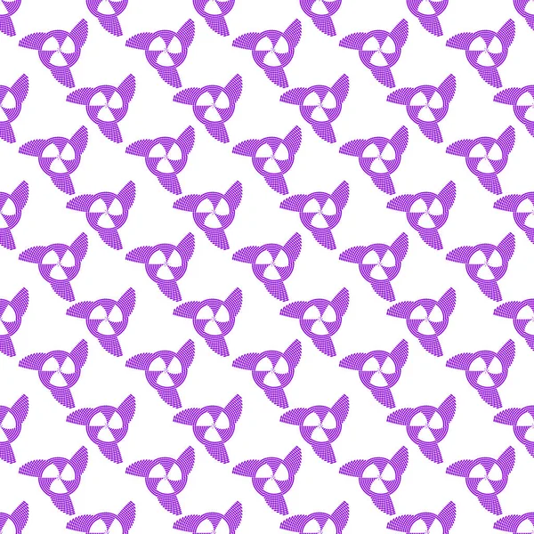 Kanatlı daire, soyutlama. Kusursuz desen. Geçmişi ve dokuları için. Görüntü.