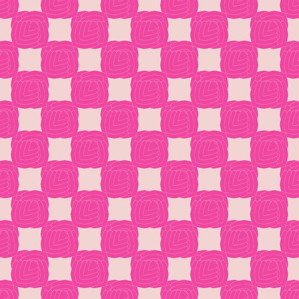 Roze Hart Liefde Abstractie Naadloos Patroon Voor Achtergronden Texturen Illustratie — Stockfoto