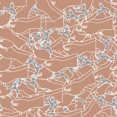 El yıkama, soyutlama. Kusursuz desen. Geçmişi ve dokuları için. Görüntü.