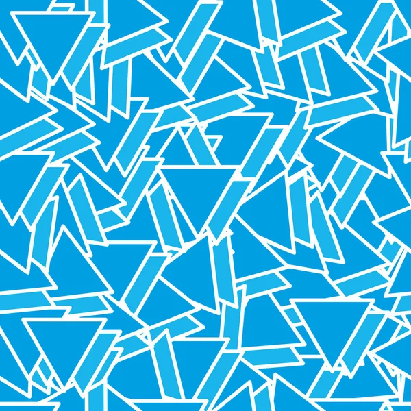 Triangolo Blu Astrazione Schema Senza Soluzione Continuità Sfondi Texture Illustrazione — Foto Stock