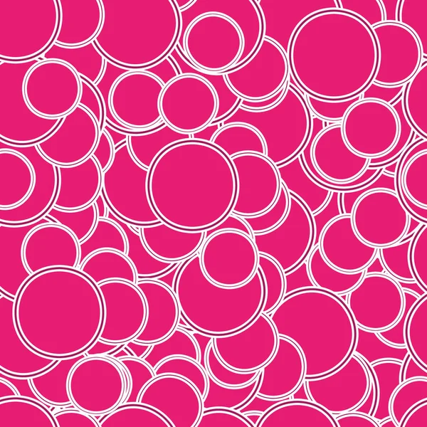 Abstrakce Růžové Kruhy Bezproblémový Vzorec Pozadí Texturu Ilustrace — Stock fotografie