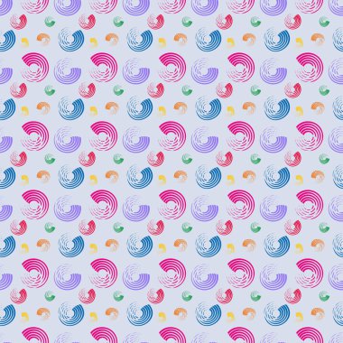 Renkli spiraller, kusursuz desenler. Geçmişi ve dokuları için. Görüntü.