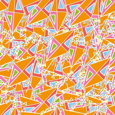 Uçurtma, soyutlama. Kusursuz desen. Geçmişi ve dokuları için. Görüntü.