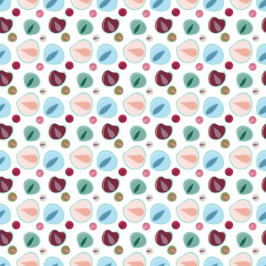 Kusursuz bir arka plan, renkli damlalar. Tasarım için kusursuz doku. Görüntü