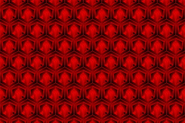 3D红色抽象图案背景 — 图库矢量图片