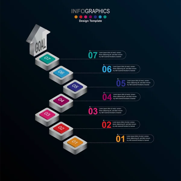 Infografía Bares Concepto Negocio Con Opciones — Vector de stock