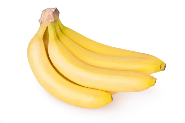 Зрілі плоди банани ізольовані — стокове фото