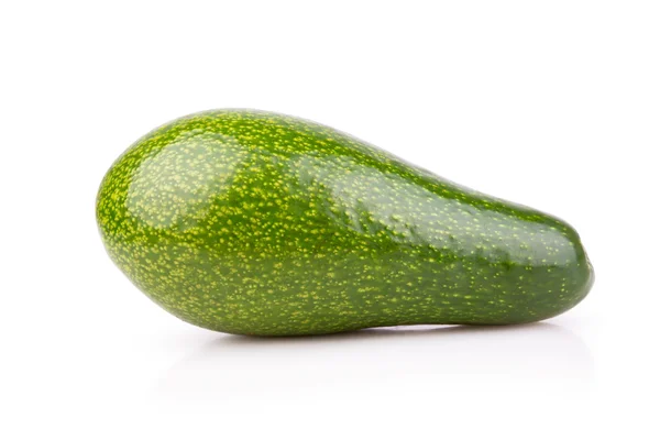 Uncut ripe avocado isolated — Stock Photo, Image