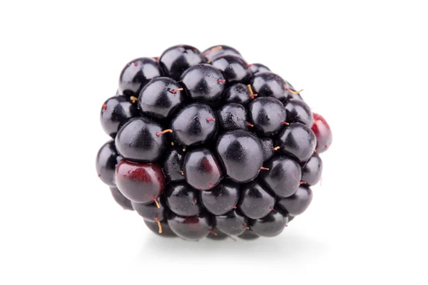 Juicy blackberries on a white background — Stock Photo, Image