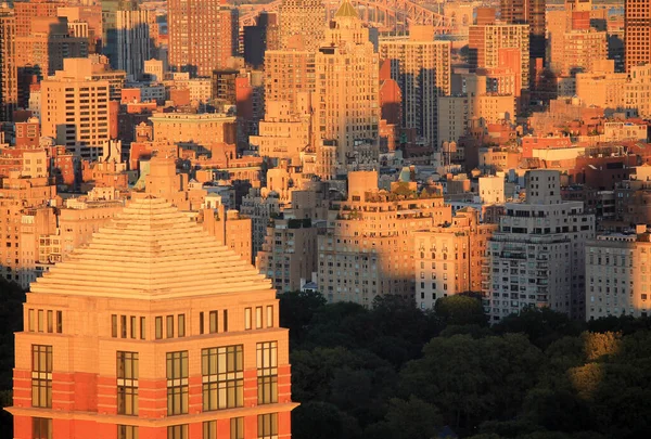 Edificios Hormigón Nueva York Alrededor Central Park —  Fotos de Stock