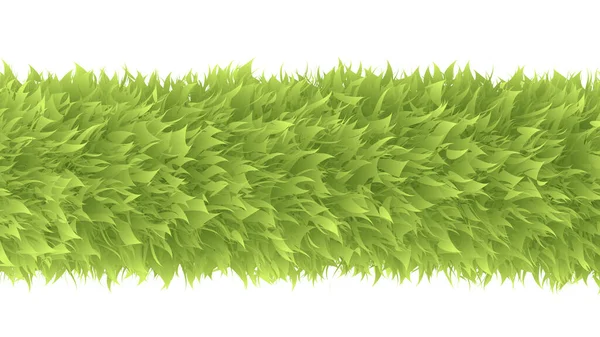 Gras abstrakter Öko-Hintergrund, grün flauschig, pelzige Textur für Broschüren, Webdesign, Vektorillustration — Stockvektor