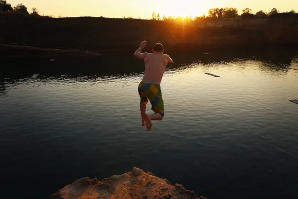 jump and the sunset