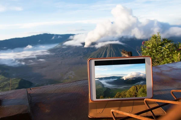 Mount bromo vulkan Stockfoto