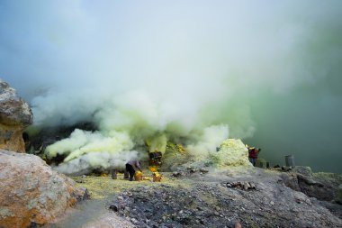 Kawah Ijen'de Vacano