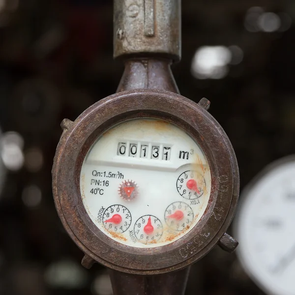 Old thermometer gauge — Stock Photo, Image