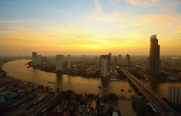 stock image bangkok skyline