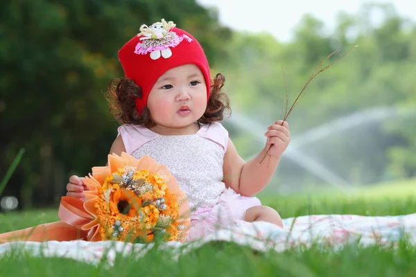 Little asian girl — Stock Photo, Image