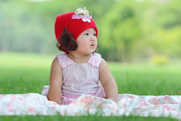 Little asian girl — Stock Photo, Image