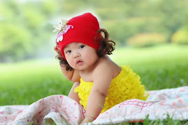 Little asian girl — Stock Photo, Image