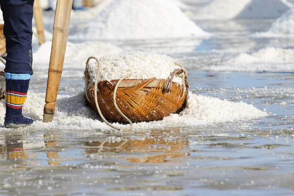 Salt farm — Stockfoto