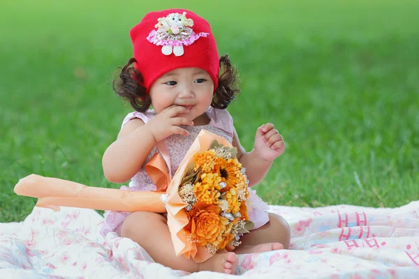 Little asian girl — Stock Photo, Image