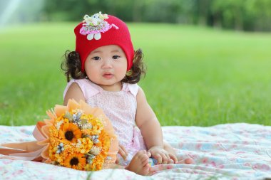 küçük Asyalı kız