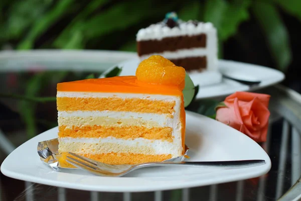 Orange cake — Stock Photo, Image