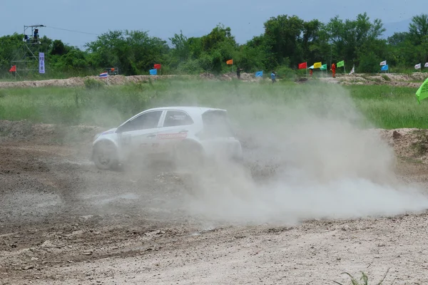 O campeonato de rali — Fotografia de Stock