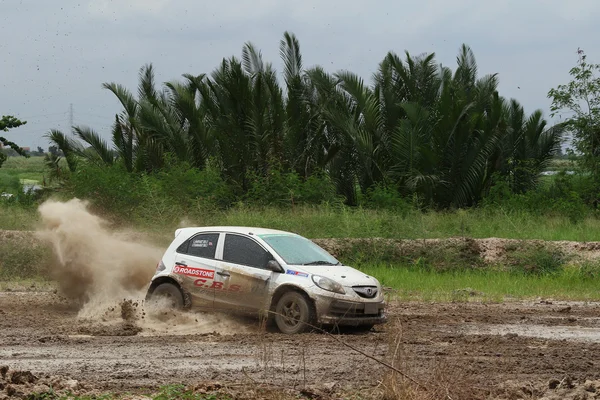 O campeonato de rali — Fotografia de Stock